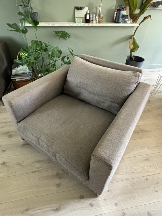 Image 1 of Molteni&C Reversi Corner Sofa, Armchair and Ottoman by HannesWettstein