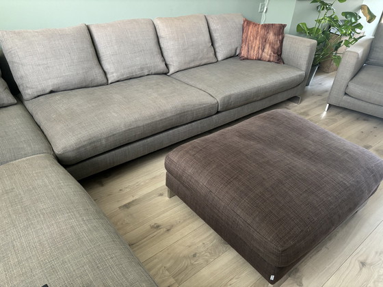 Image 1 of Molteni&C Reversi Corner Sofa, Armchair and Ottoman by HannesWettstein