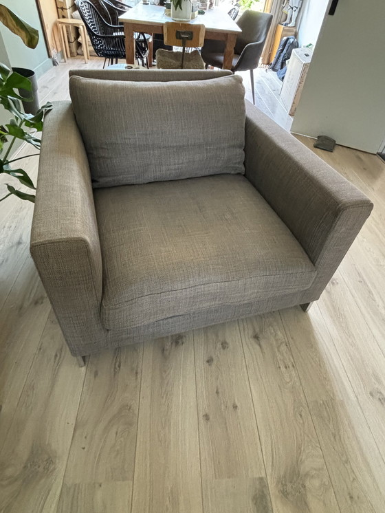 Image 1 of Molteni&C Reversi Corner Sofa, Armchair and Ottoman by HannesWettstein