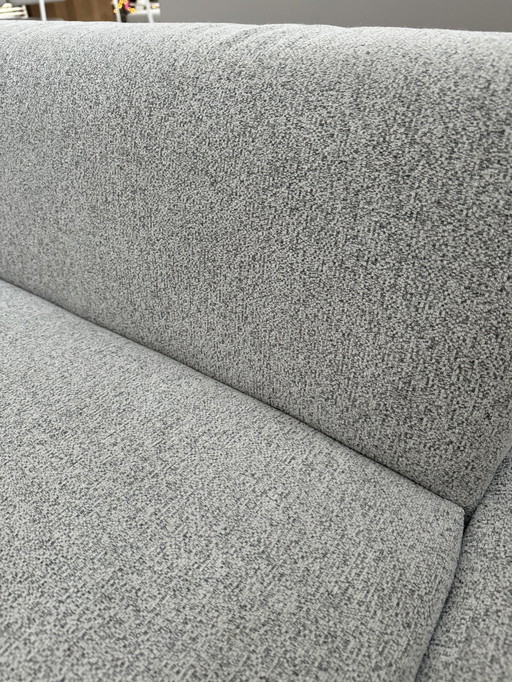 Montel Corner Sofa Light Gray Fabric