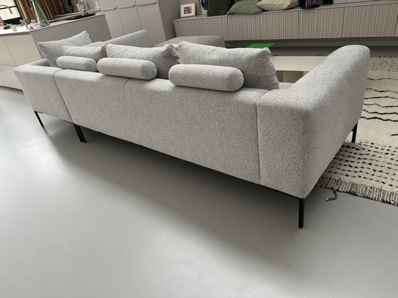 Image 1 of Montel Corner Sofa Light Gray Fabric