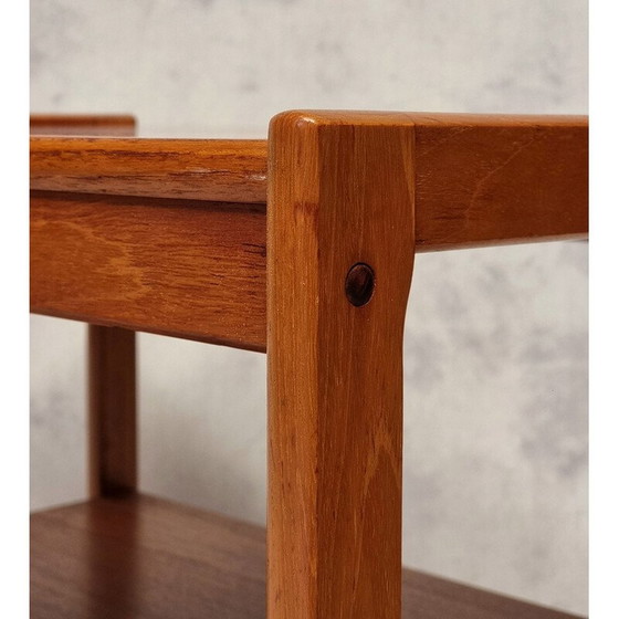 Image 1 of Vintage teak rolling trolley for Brdr Furbo, Denmark 1960