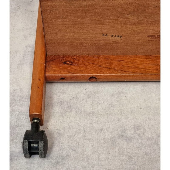 Image 1 of Vintage teak rolling trolley for Brdr Furbo, Denmark 1960
