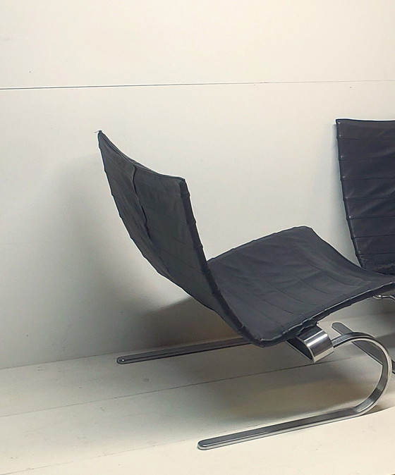 Image 1 of Poul Kjaerholm, Pair De Chauffeuses Pk20, Edition Kold Christensen 1960