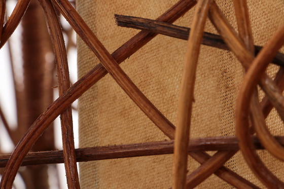 Image 1 of Lampada da terra vintage in bambù di metà secolo