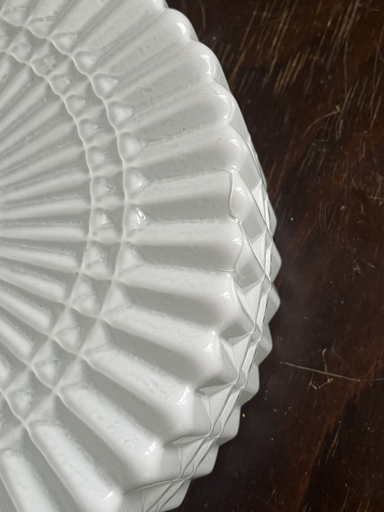 Image 1 of Mid Century Opal Glass Ceiling Lamp