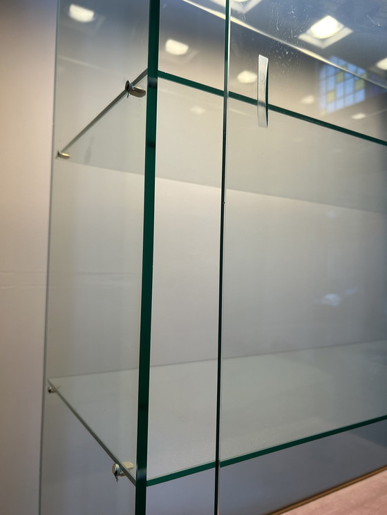 Image 1 of Display Cabinet Timeless Steel, Wood & Glass