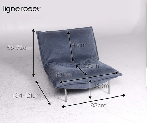 Image 1 of Ligne Roset Chaise Calin avec pouf