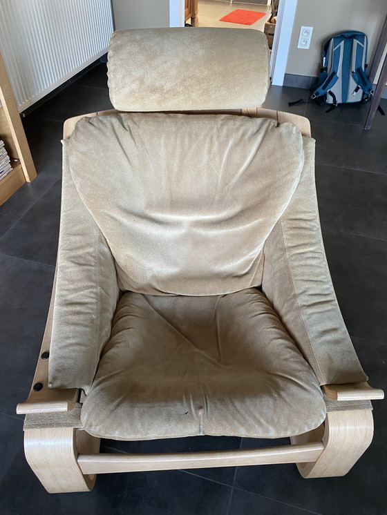 Image 1 of Chaise à bascule vintage