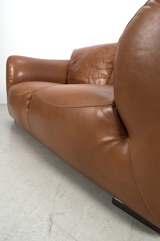 Image 1 of Gerard vd Berg 2 seater sofa + ottoman