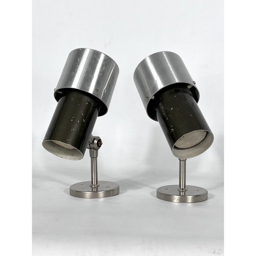 Pair of mid-century adjustable wall lamps by Stilnovo, Italy 1950s