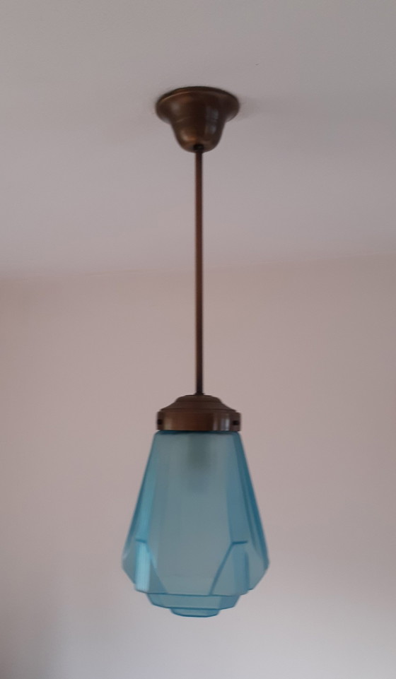 Image 1 of Art Deco Skycraper pendant lamp