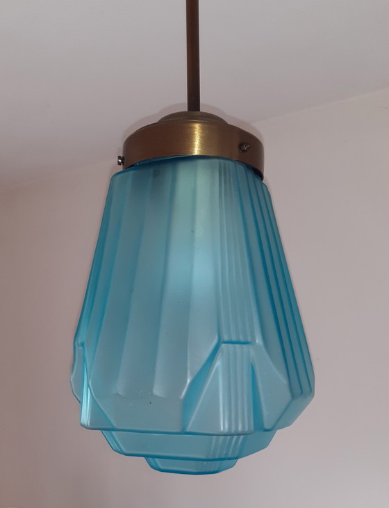 Image 1 of Art Deco Skycraper pendant lamp