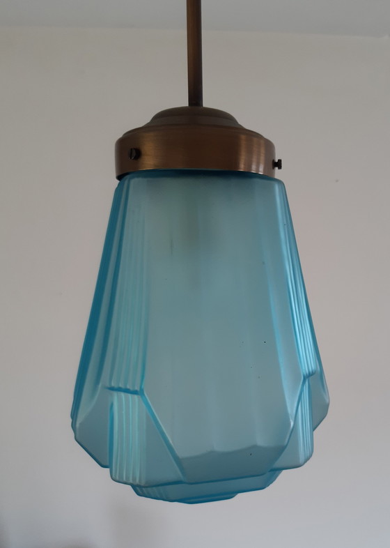 Image 1 of Art Deco Skycraper pendant lamp