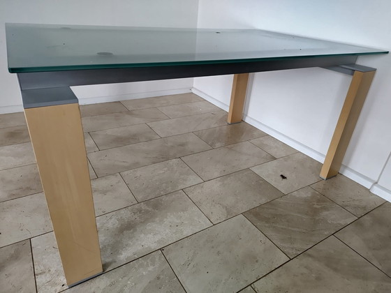 Image 1 of Rolf Benz Glass Dining Table