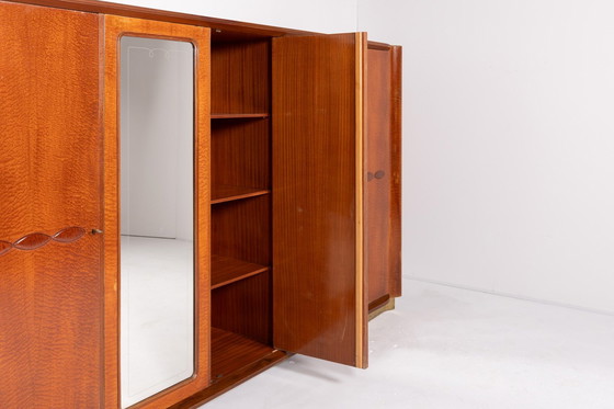 Image 1 of Italian Mid-Century Maple Veneer Wardrobe From 1950’S