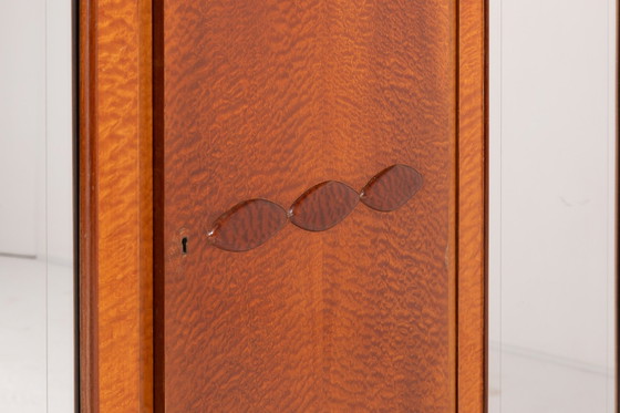 Image 1 of Italian Mid-Century Maple Veneer Wardrobe From 1950’S