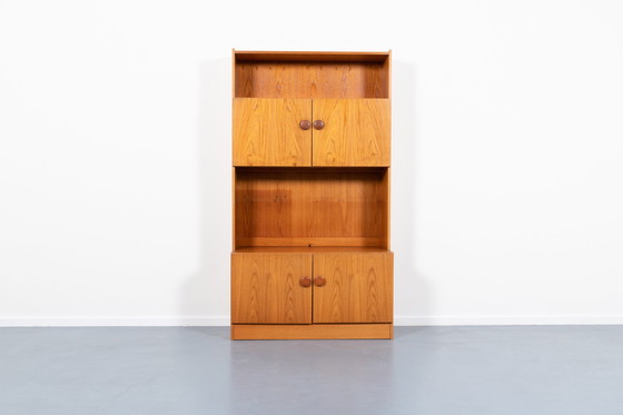 Image 1 of Mobiletto vintage danese in teak impiallacciato degli anni '70