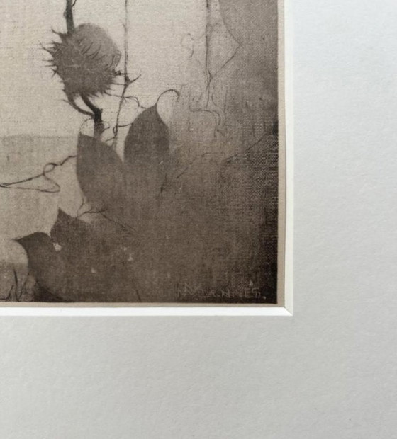 Image 1 of Jan Mankes 1889-1920 / Original Framed Heliogravure Putters In Dusk 1923