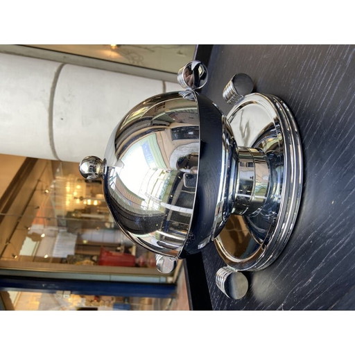 Vintage stainless steel centerpiece Uan 1930s