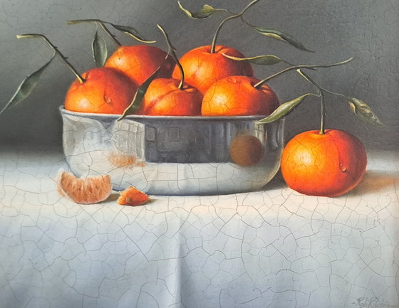 Image 1 of Rob Ritchie - oranges in silver bowl