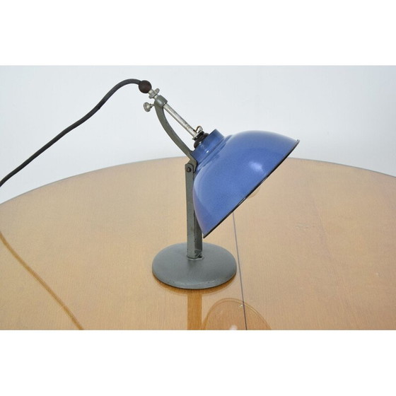 Image 1 of Vintage adjustable lacquered metal table lamp, Czechoslovakia 1970
