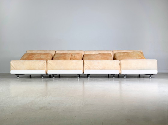 Image 1 of Set of 4 Cor Orbis Midcentury Sofa Modules Luigi Colani Space Age