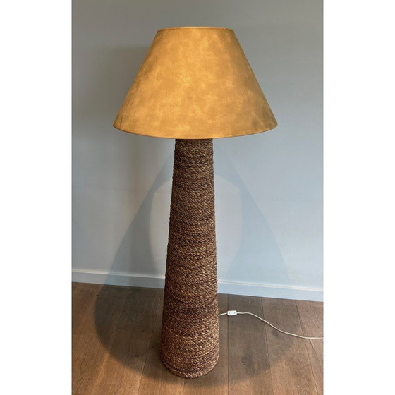 Image 1 of Vintage rope floor lamp