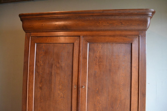 Image 1 of Antique Oak Louis Philippe Cupboard