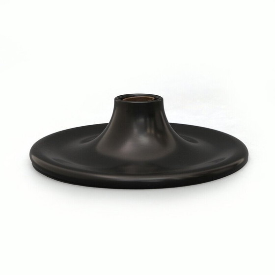 Image 1 of Lampada da parete vintage a cono in metallo nero, anni '60