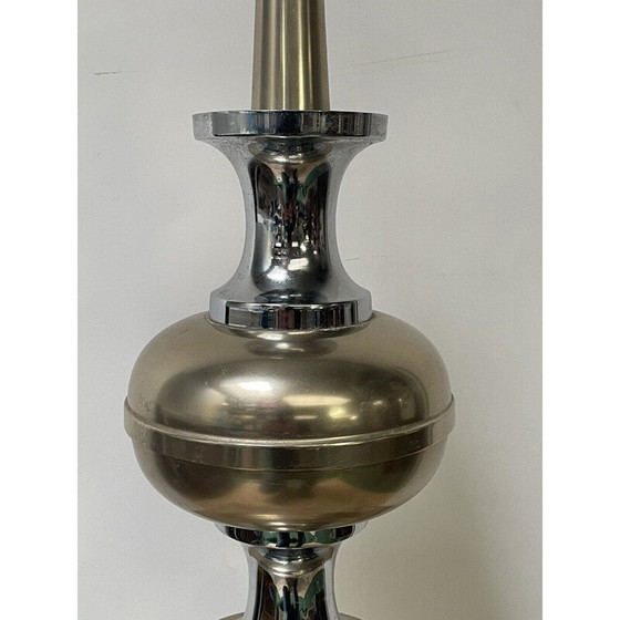 Image 1 of Vintage barber lamp in chrome and metal, 1970