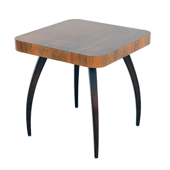 Image 1 of Vintage spider table H259 in walnut by Jindřich Halabala, Czechoslovakia 1950