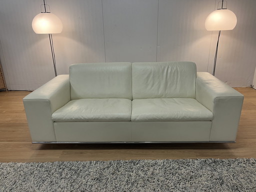 De Sede 3-Seater Sofa | White Leather | Showroom model