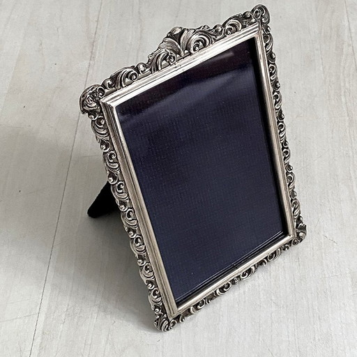 Florentine Silver 800 Photo Frame