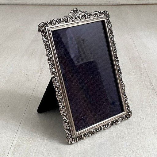 Florentine Silver 800 Photo Frame