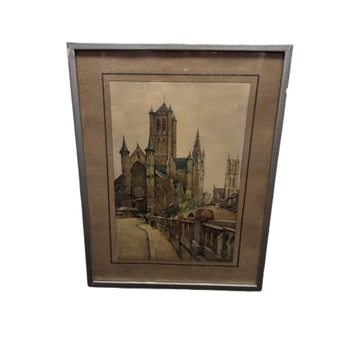 Acuarela Van Gent Nicolas Markovitch