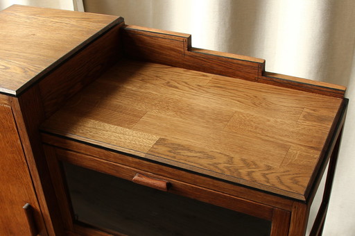 Vintage Art Deco Oak Cabinet | Studio Refurbishments