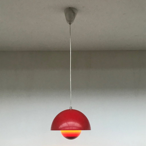 Pendant Lamp Flowerpot Red