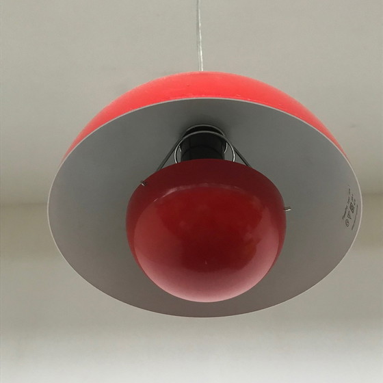 Image 1 of Pendant Lamp Flowerpot Red