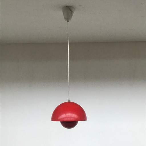 Pendant Lamp Flowerpot Red