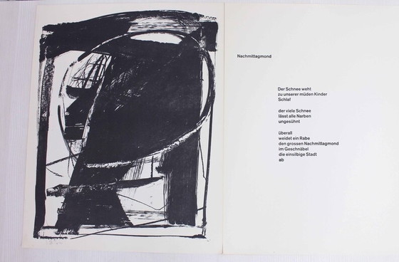 Image 1 of Lithographie de l'artiste suisse Bernd Völkle 1963