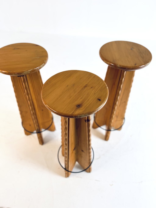 3X Brutalist Barstool