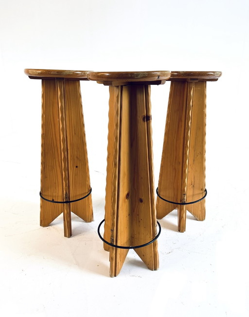 3X Brutalist Barstool