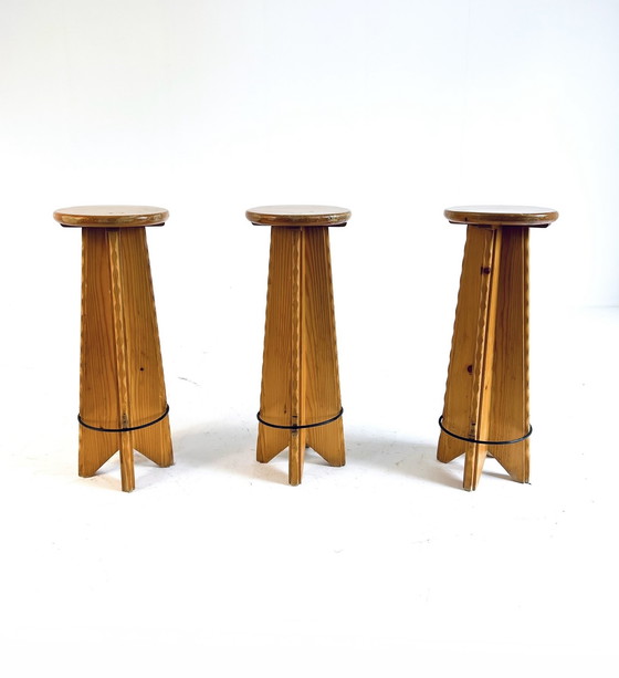 Image 1 of 3X Brutalist Barstool