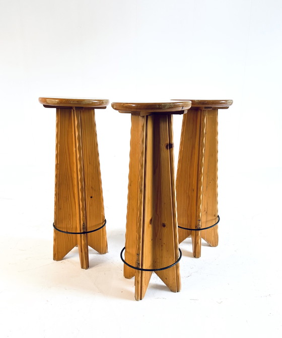 Image 1 of 3X Brutalist Barstool