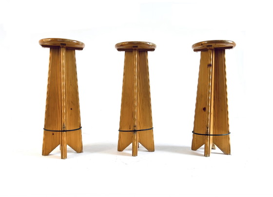 Image 1 of 3X Brutalist Barstool