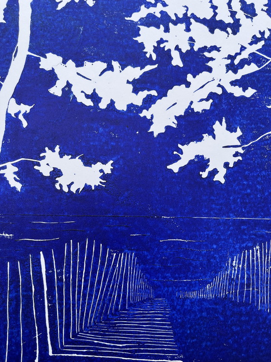 Image 1 of Linogravure Sainte-Marine #2.