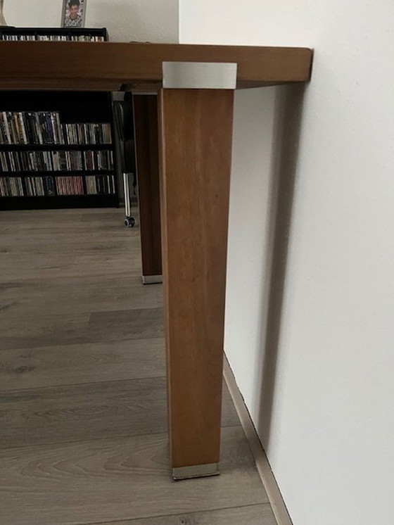 Image 1 of Tavolo da pranzo design Hans Daalder in acciaio