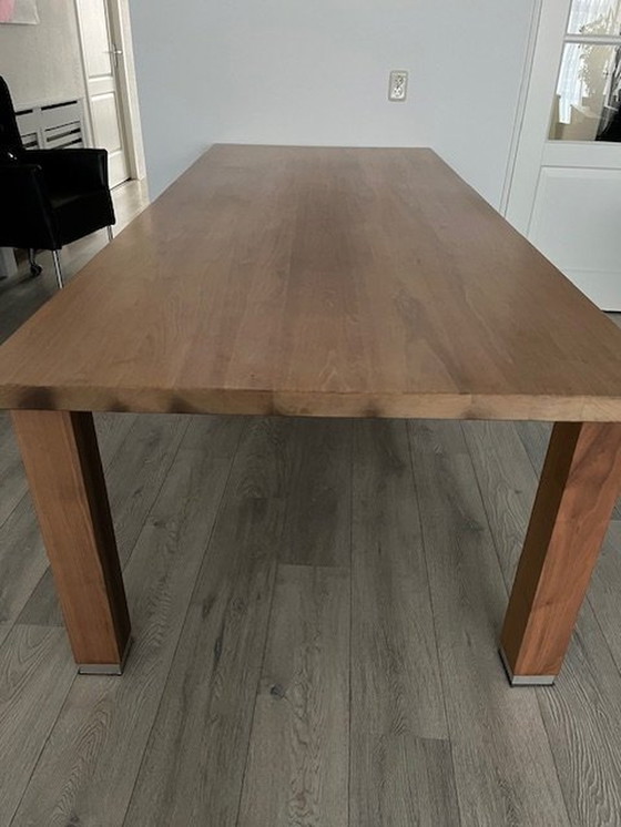 Image 1 of Tavolo da pranzo design Hans Daalder in acciaio