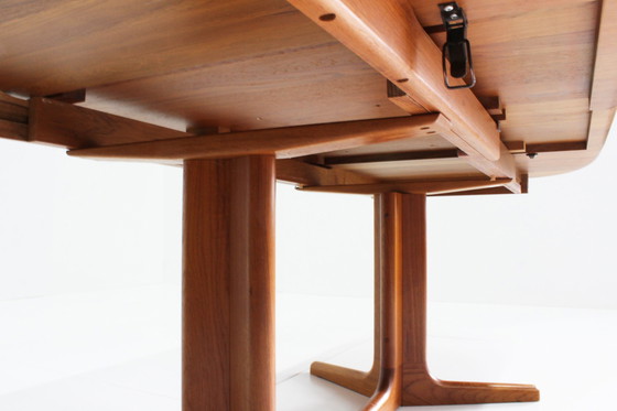 Image 1 of Table de salle à manger ovale vintage Glostrup Danish 1960s